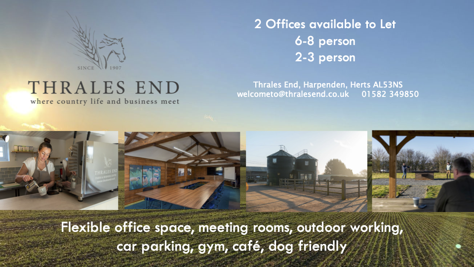 vacant offices at thrales end business centre